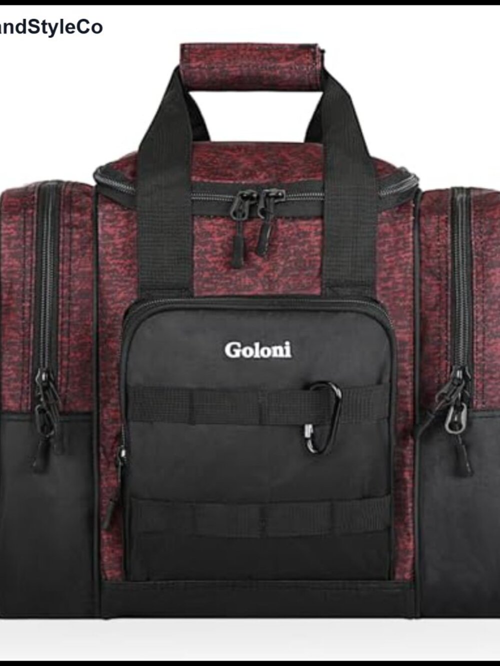 Single Bowling Ball Bag with Padded Holder & Ventilated Shoe Compartment